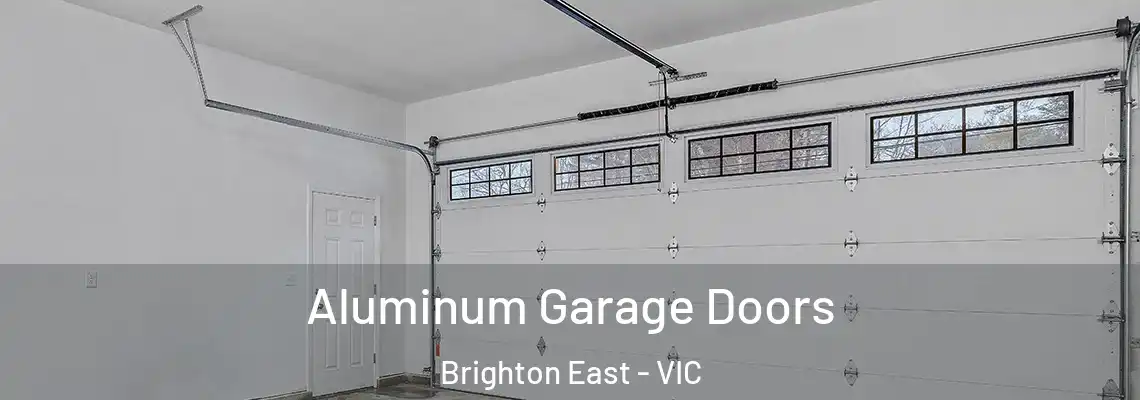 Aluminum Garage Doors Brighton East - VIC