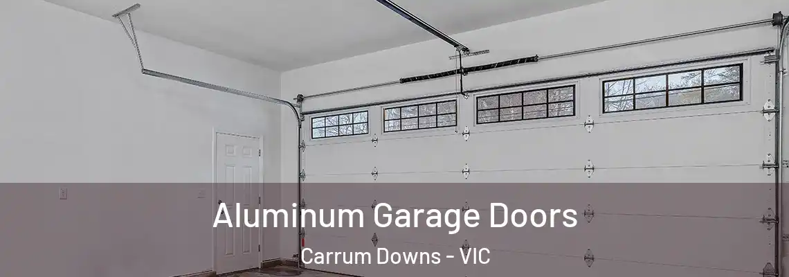 Aluminum Garage Doors Carrum Downs - VIC