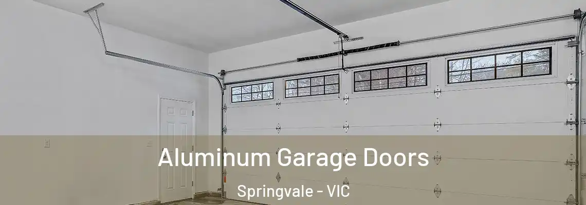 Aluminum Garage Doors Springvale - VIC