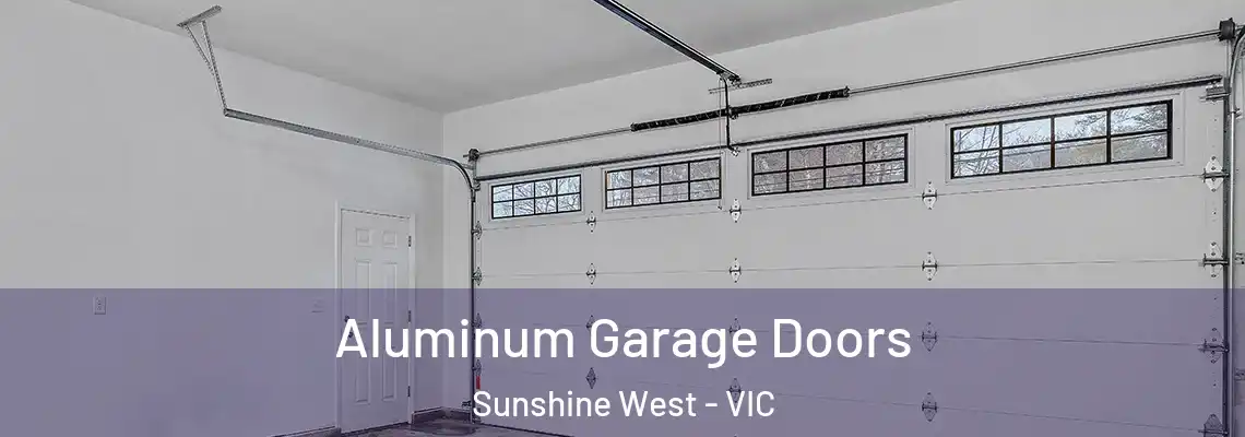 Aluminum Garage Doors Sunshine West - VIC