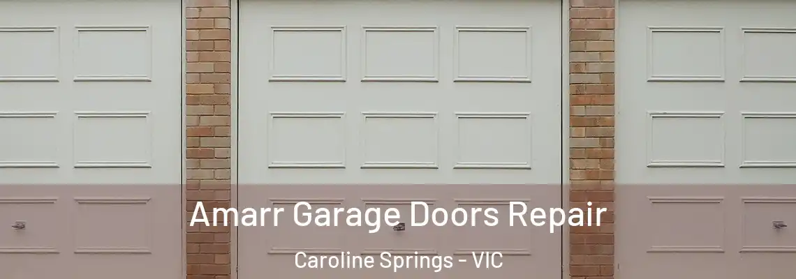 Amarr Garage Doors Repair Caroline Springs - VIC