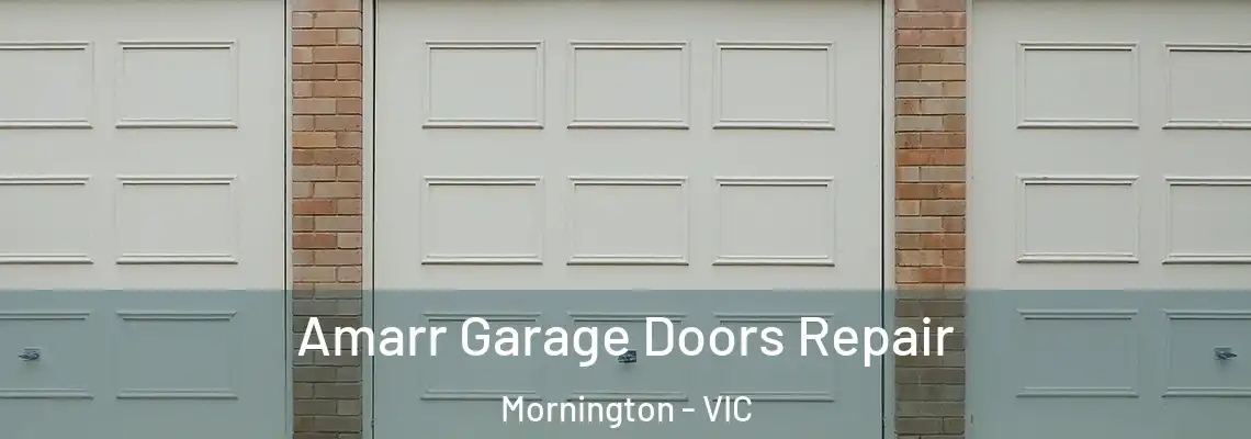 Amarr Garage Doors Repair Mornington - VIC