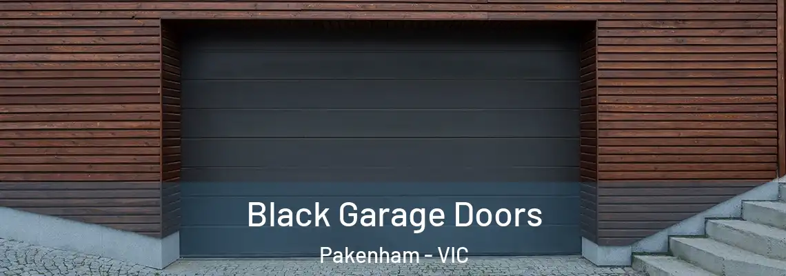  Black Garage Doors Pakenham - VIC