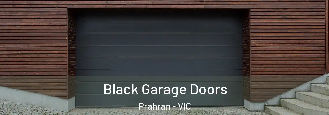  Black Garage Doors Prahran - VIC