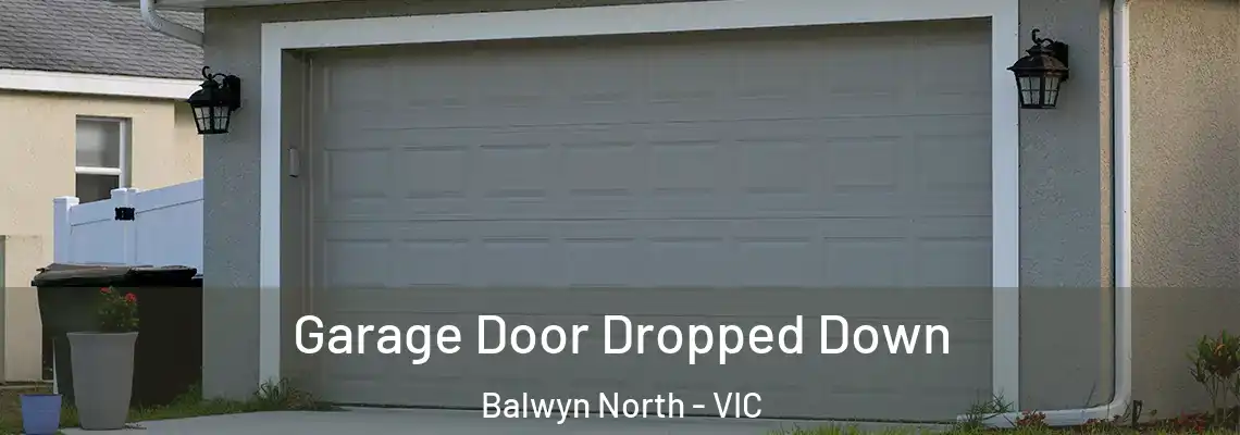 Garage Door Dropped Down Balwyn North - VIC