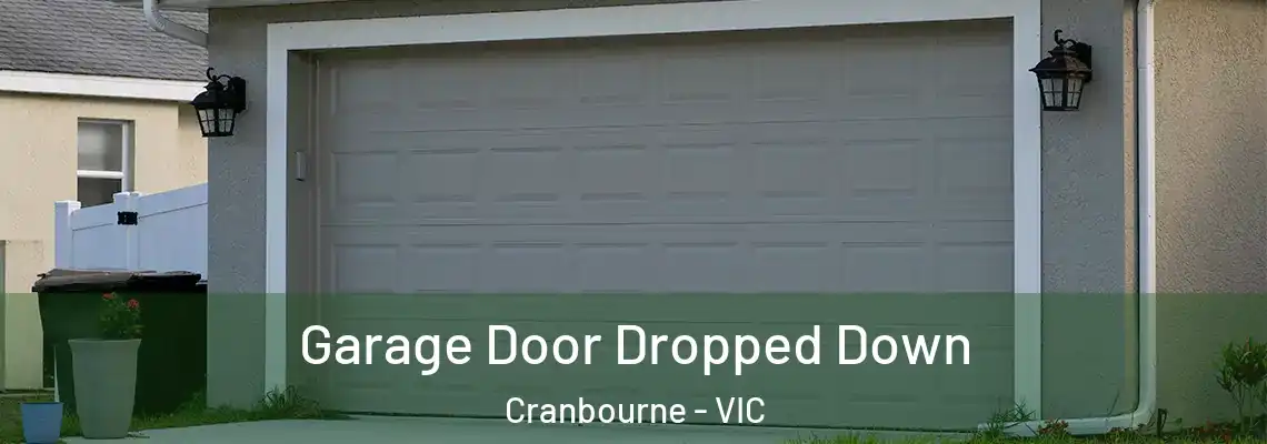 Garage Door Dropped Down Cranbourne - VIC