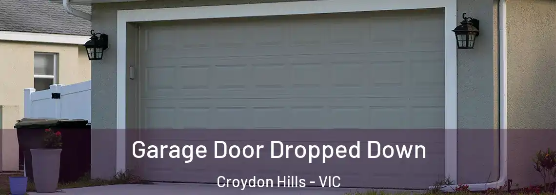 Garage Door Dropped Down Croydon Hills - VIC