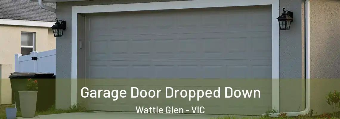 Garage Door Dropped Down Wattle Glen - VIC