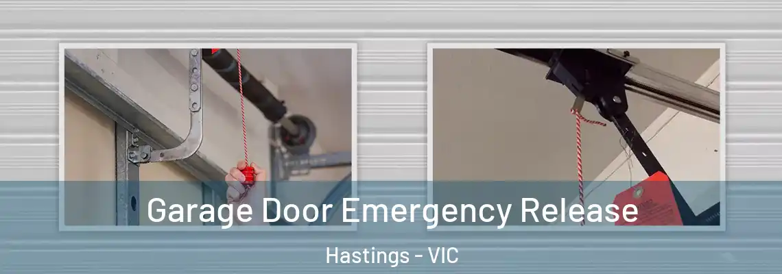 Garage Door Emergency Release Hastings - VIC
