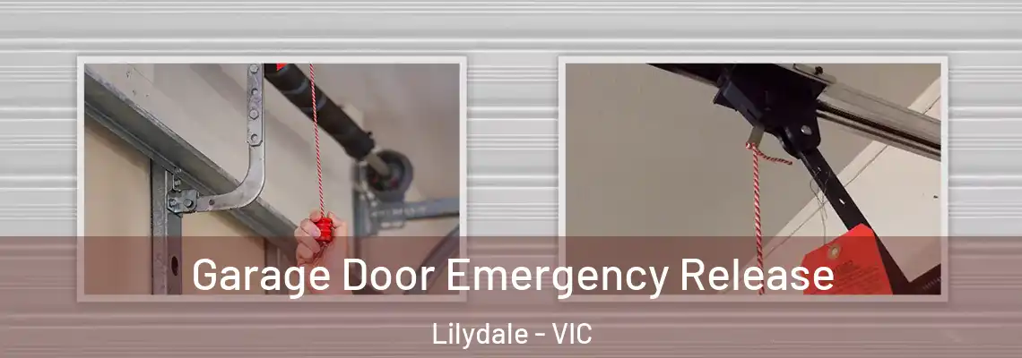 Garage Door Emergency Release Lilydale - VIC