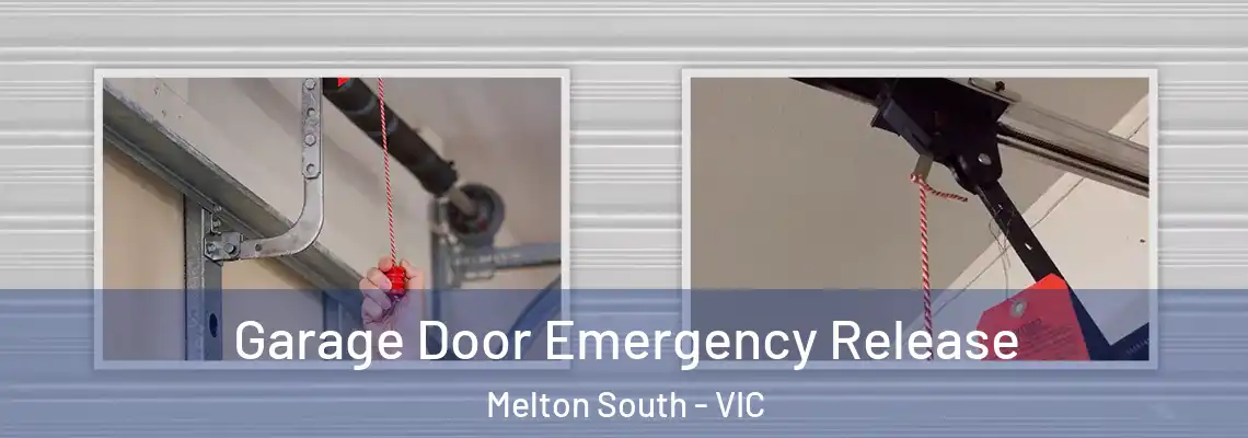 Garage Door Emergency Release Melton South - VIC