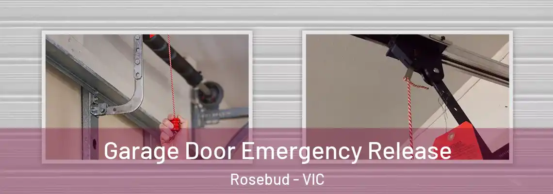 Garage Door Emergency Release Rosebud - VIC