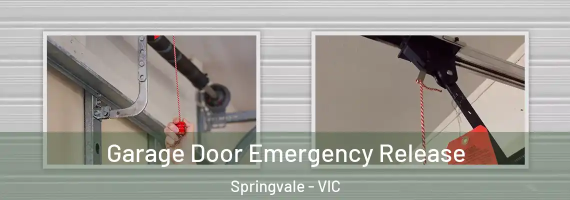 Garage Door Emergency Release Springvale - VIC