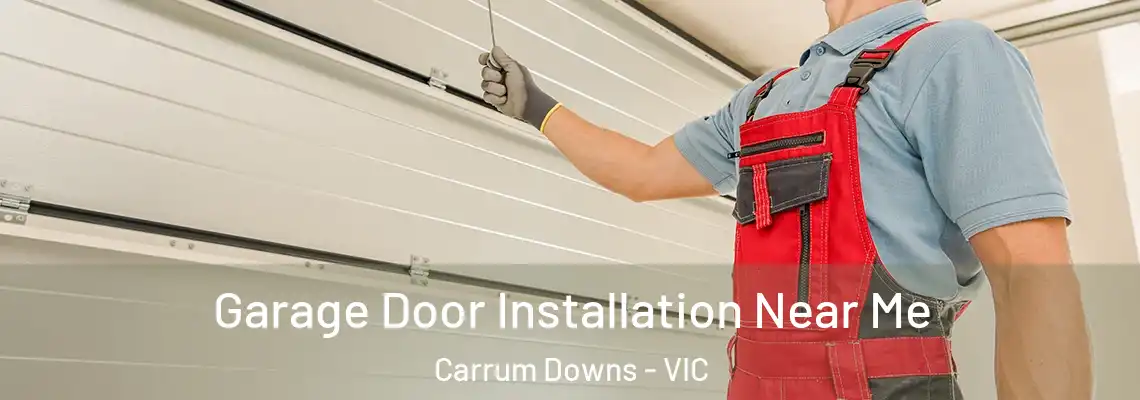Garage Door Installation Near Me Carrum Downs - VIC