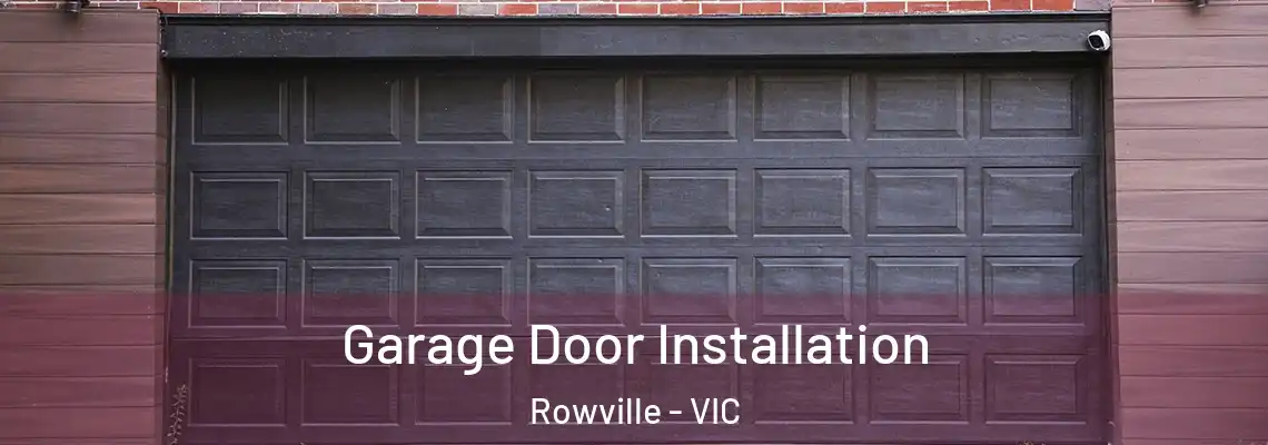  Garage Door Installation Rowville - VIC