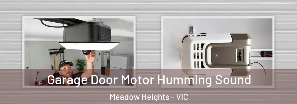 Garage Door Motor Humming Sound Meadow Heights - VIC