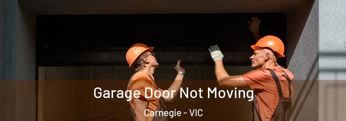Garage Door Not Moving Carnegie - VIC