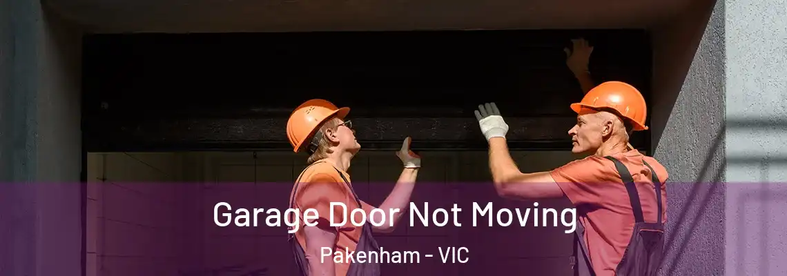 Garage Door Not Moving Pakenham - VIC