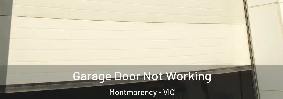  Garage Door Not Working Montmorency - VIC