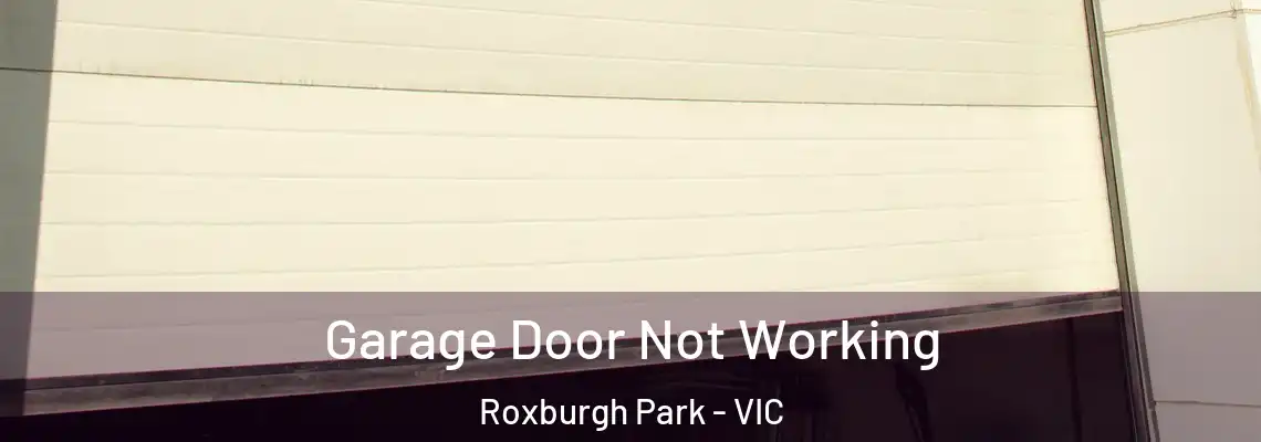Garage Door Not Working Roxburgh Park - VIC
