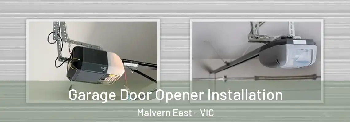 Garage Door Opener Installation Malvern East - VIC