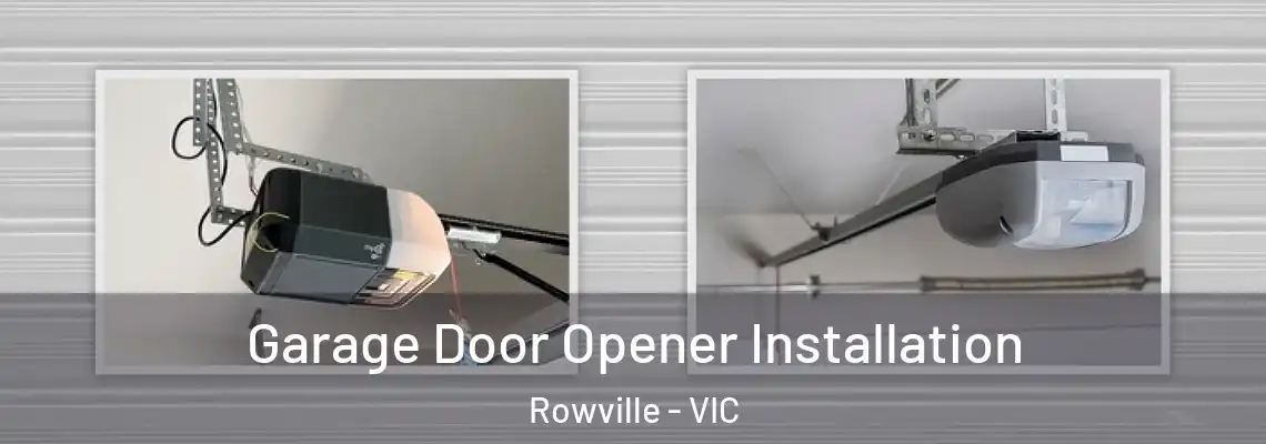 Garage Door Opener Installation Rowville - VIC