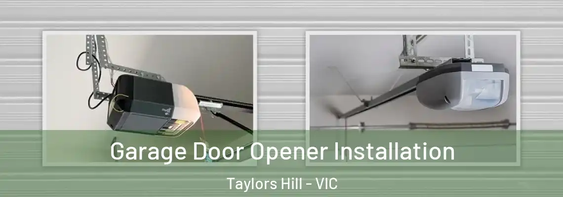 Garage Door Opener Installation Taylors Hill - VIC