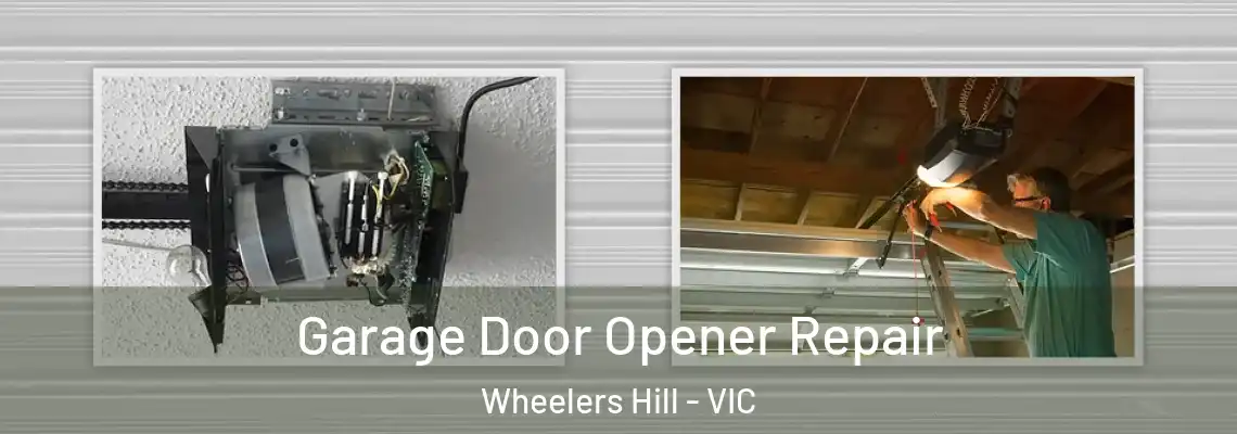 Garage Door Opener Repair Wheelers Hill - VIC
