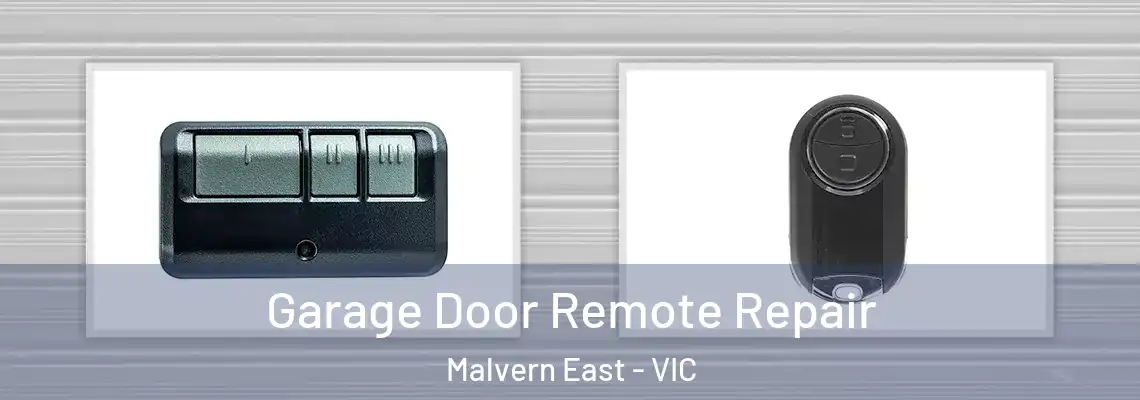 Garage Door Remote Repair Malvern East - VIC
