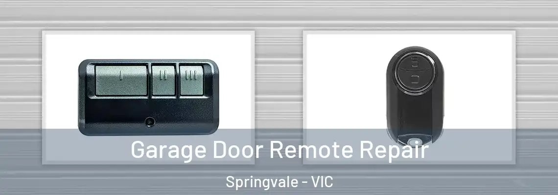Garage Door Remote Repair Springvale - VIC