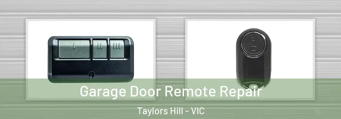 Garage Door Remote Repair Taylors Hill - VIC