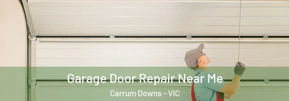 Garage Door Repair Near Me Carrum Downs - VIC