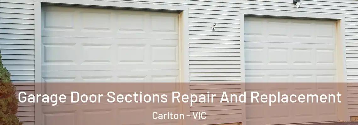 Garage Door Sections Repair And Replacement Carlton - VIC