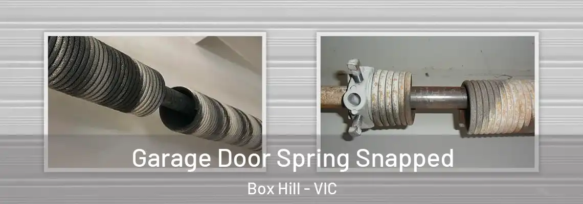  Garage Door Spring Snapped Box Hill - VIC