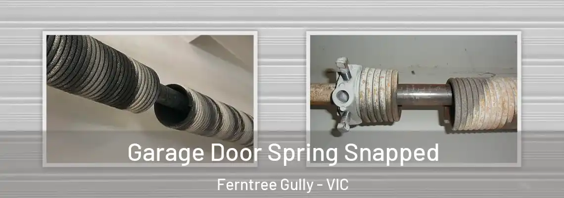  Garage Door Spring Snapped Ferntree Gully - VIC
