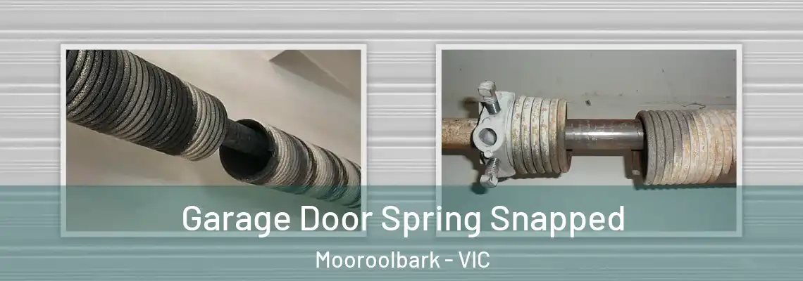  Garage Door Spring Snapped Mooroolbark - VIC