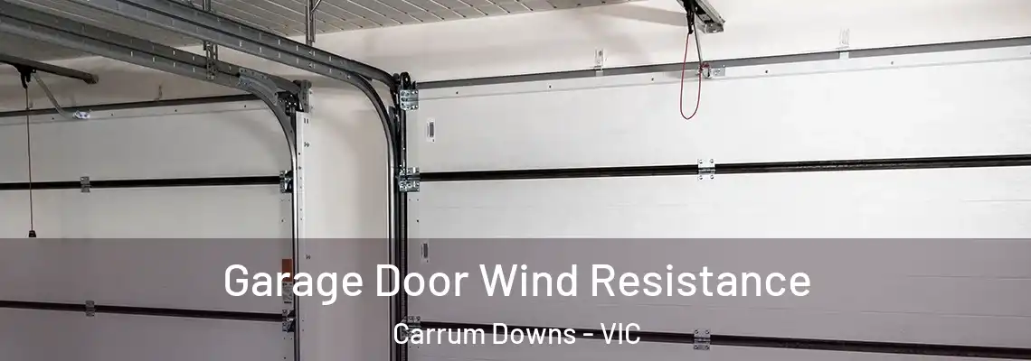 Garage Door Wind Resistance Carrum Downs - VIC