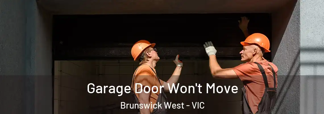  Garage Door Won't Move Brunswick West - VIC