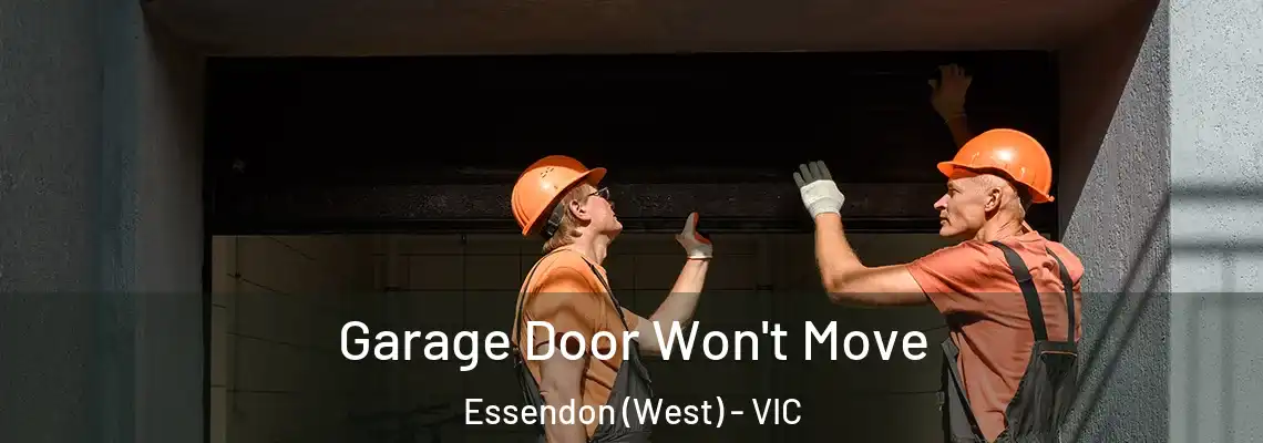  Garage Door Won't Move Essendon (West) - VIC