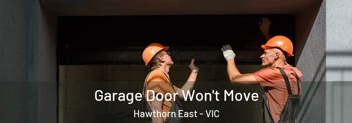  Garage Door Won't Move Hawthorn East - VIC