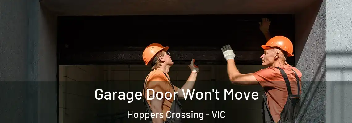 Garage Door Won't Move Hoppers Crossing - VIC
