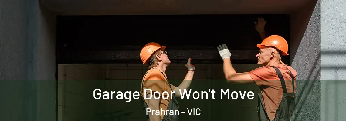  Garage Door Won't Move Prahran - VIC