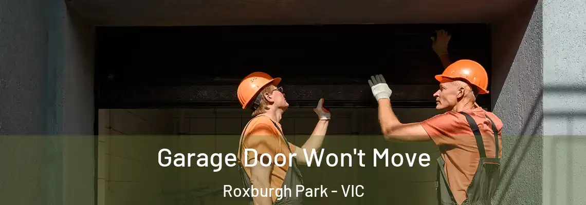  Garage Door Won't Move Roxburgh Park - VIC