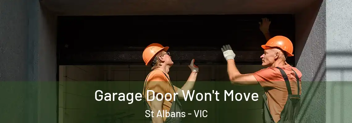  Garage Door Won't Move St Albans - VIC