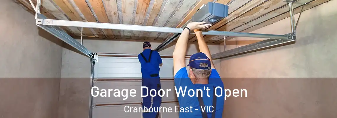  Garage Door Won't Open Cranbourne East - VIC