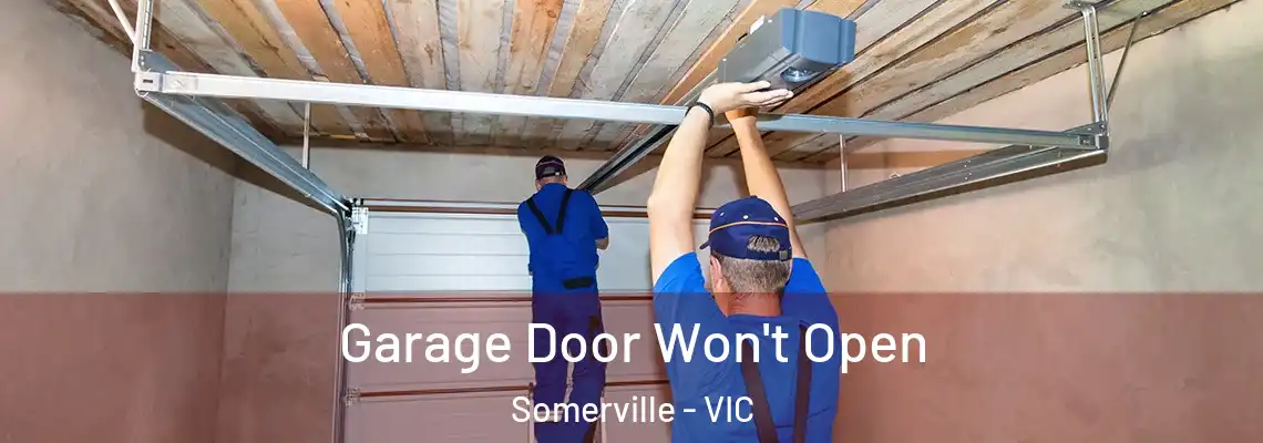  Garage Door Won't Open Somerville - VIC