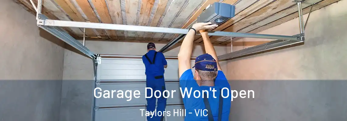  Garage Door Won't Open Taylors Hill - VIC