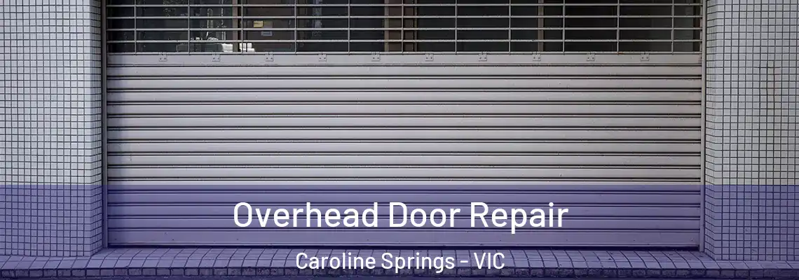 Overhead Door Repair Caroline Springs - VIC