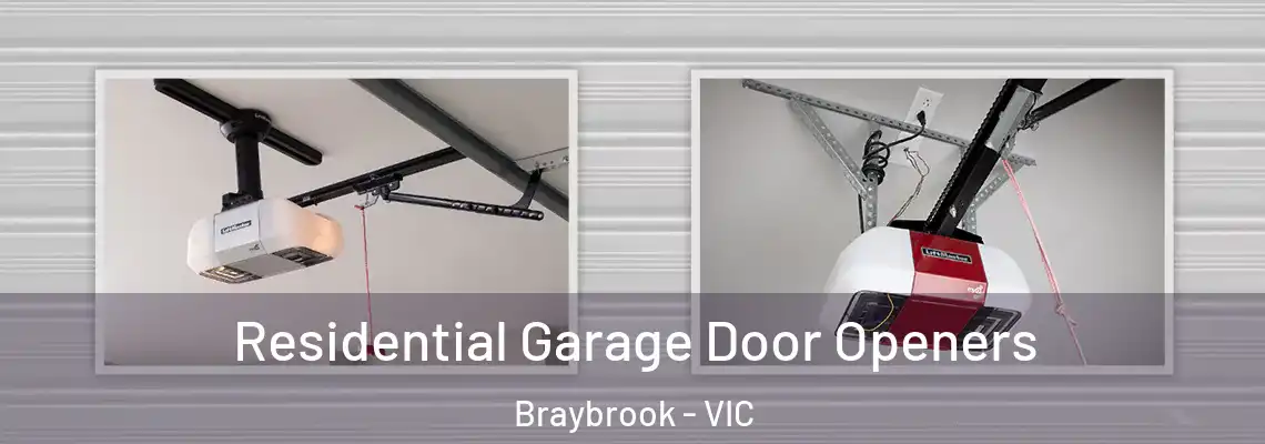 Residential Garage Door Openers Braybrook - VIC