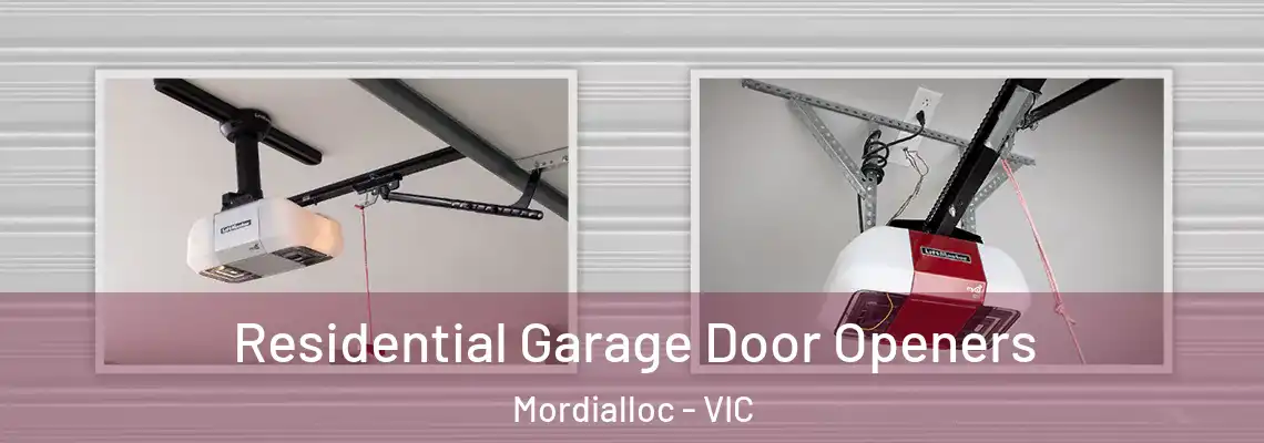 Residential Garage Door Openers Mordialloc - VIC